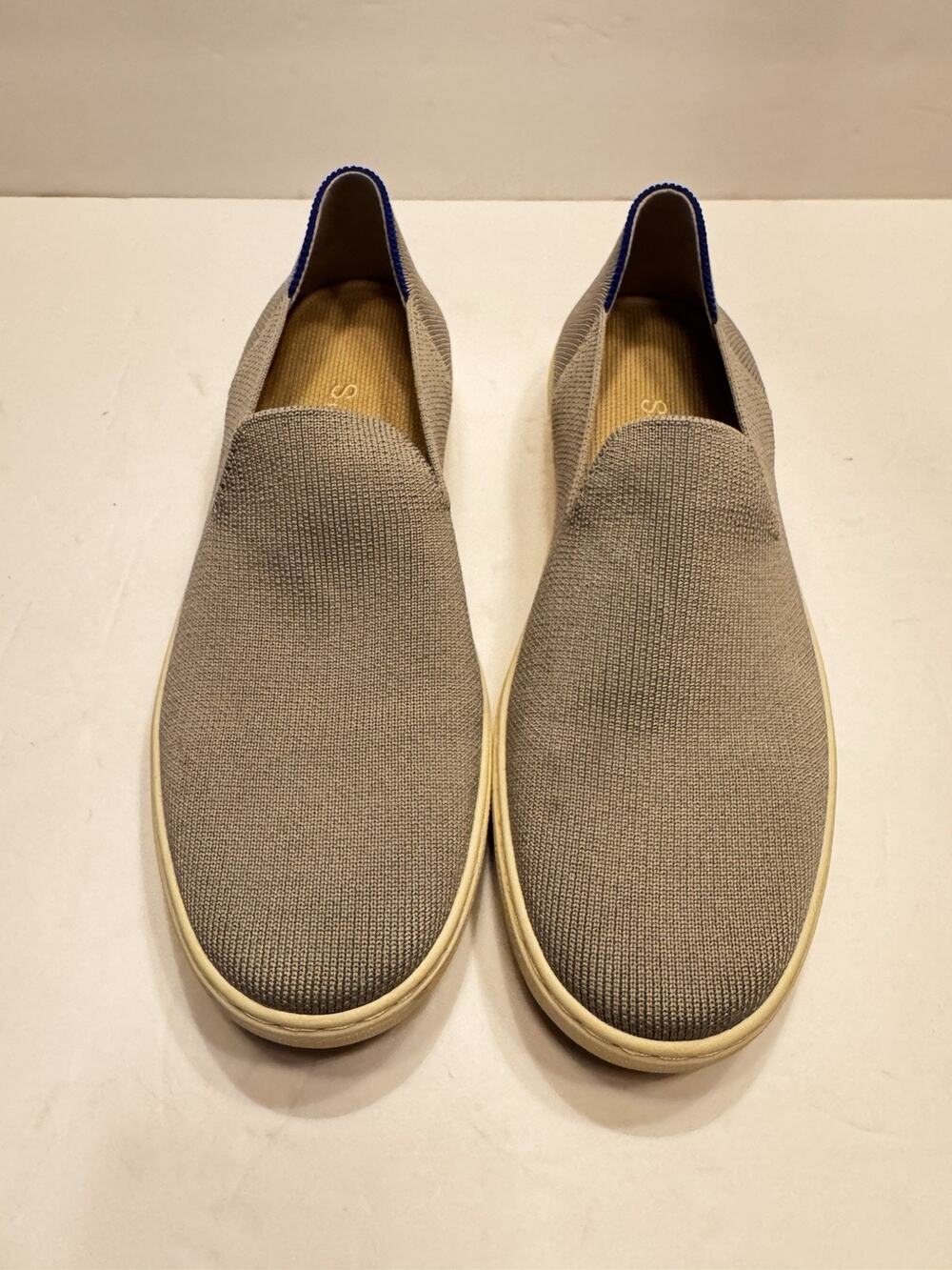 7.5 Rothys Light Gray Slip On Sneakers